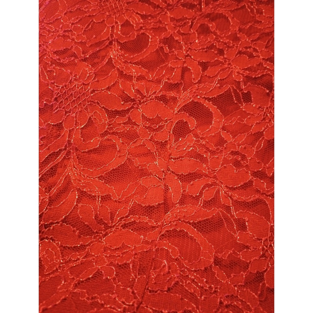 Chris McLaughlin Ladies size 10 Red Lace Dress New without‎ Tags - Picture 6 of 6